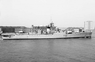 Фрегат HMS Yarmouth (F101) 4