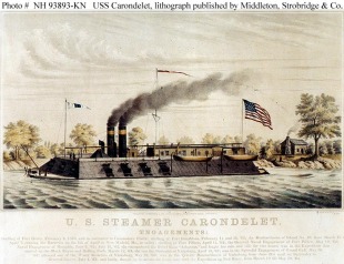 Броненосец USS Carondelet (1861) 4