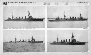 Легкий крейсер Sendai (1923) 1