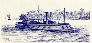 Броненосец USS Carondelet (1861) 5