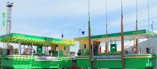 The oil loading bunkering vessels for the WOG gas station network have been launched