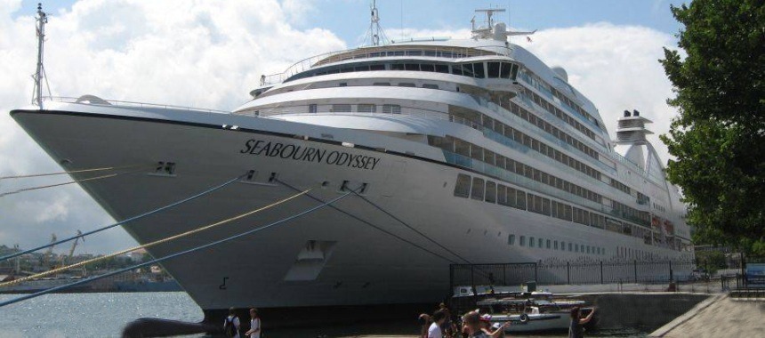 Круизный лайнер «Seabourn Odyssey» посетил Севастополь