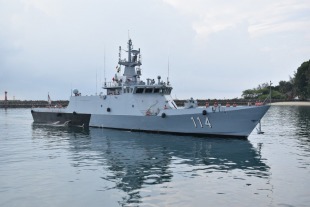 Багатоцільовий корабель прибережної зони KD Rencong (114) 1