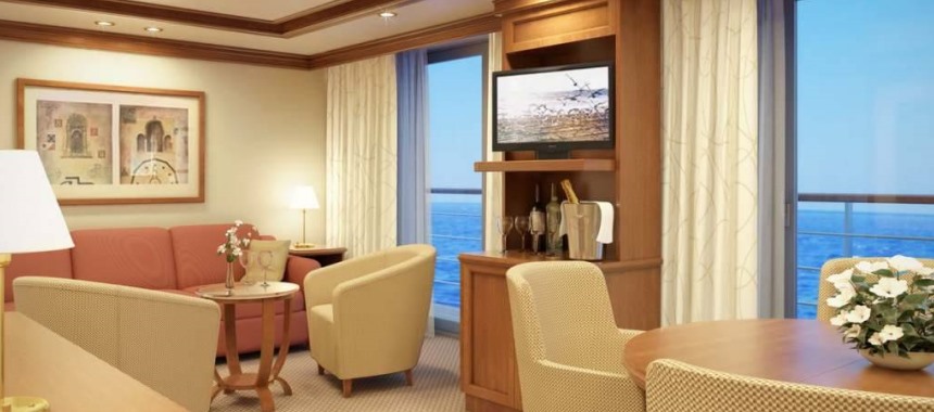 The cruise ship Silver Spirit Suite