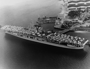 Авианосец USS Yorktown (CV-5)flee 1