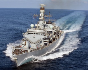 Guided missile frigate HMS Kent (F78)