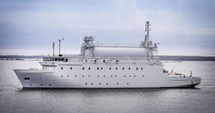 Signals intelligence gathering vessel HSwMS Artemis (A202) 1