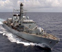 Guided missile frigate HMS Richmond (F239)