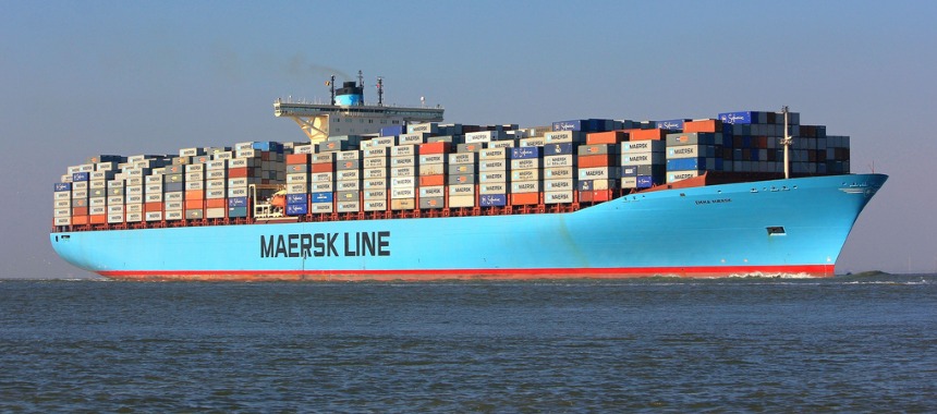 The container ship Emma Maersk