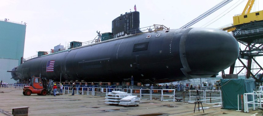 Строительство атомной субмарины USS Virginia
