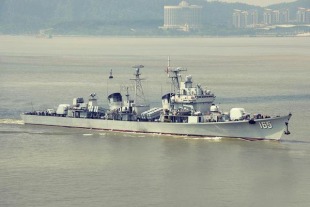 Эсминец УРО Zhanjiang (DDG-165) 1