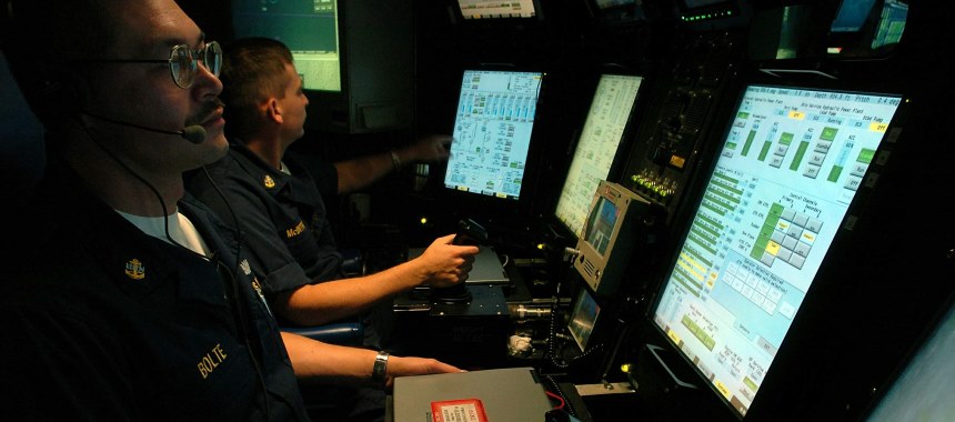 Пост управления подводной лодкой USS Virginia