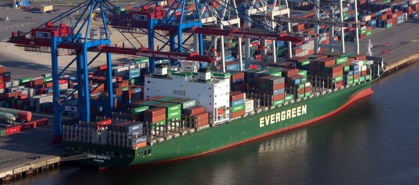 Container ship Evergreen Ever Safety