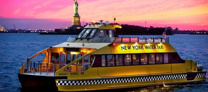 Water taxi in New York City