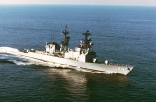 Destroyer USS John Hancock (DD-981) 0